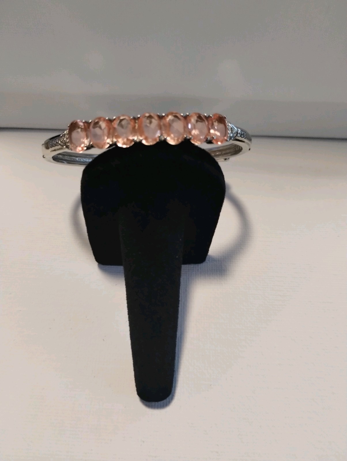 Morganique Quartz Adjustable Bangle Bracelet In 316L Stainless Steel 6.50-7.87in