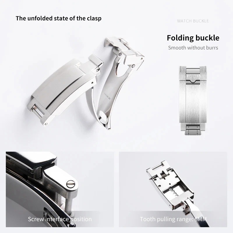 20 22mm FKM Rubber Watch Strap Replacement For Tudor PELAGOS Black Bay 39/41mm