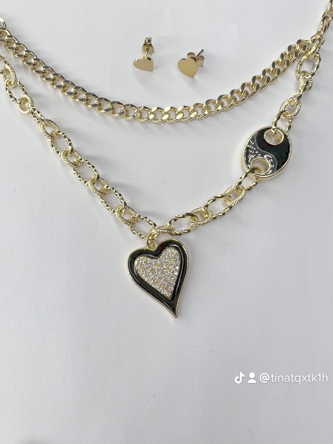 Collar De Acero Inoxidable De Moda Elegante Para Mujer