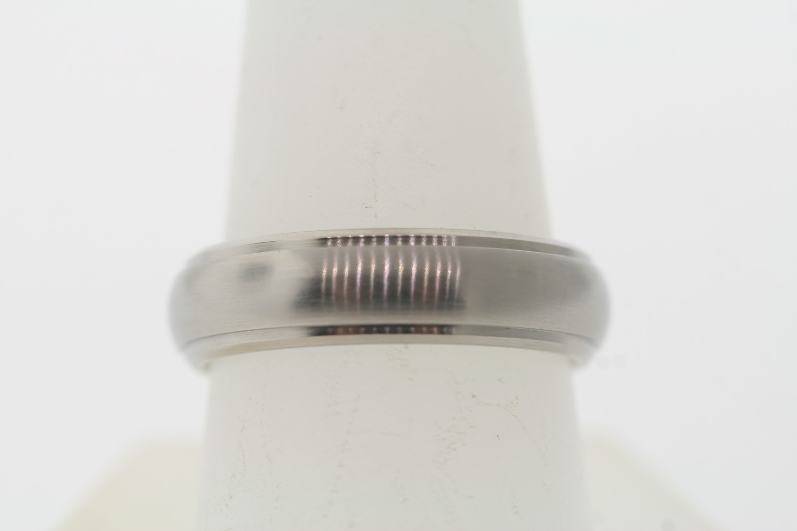 Triton Titanium Brushed Domed 6mm Band Ring