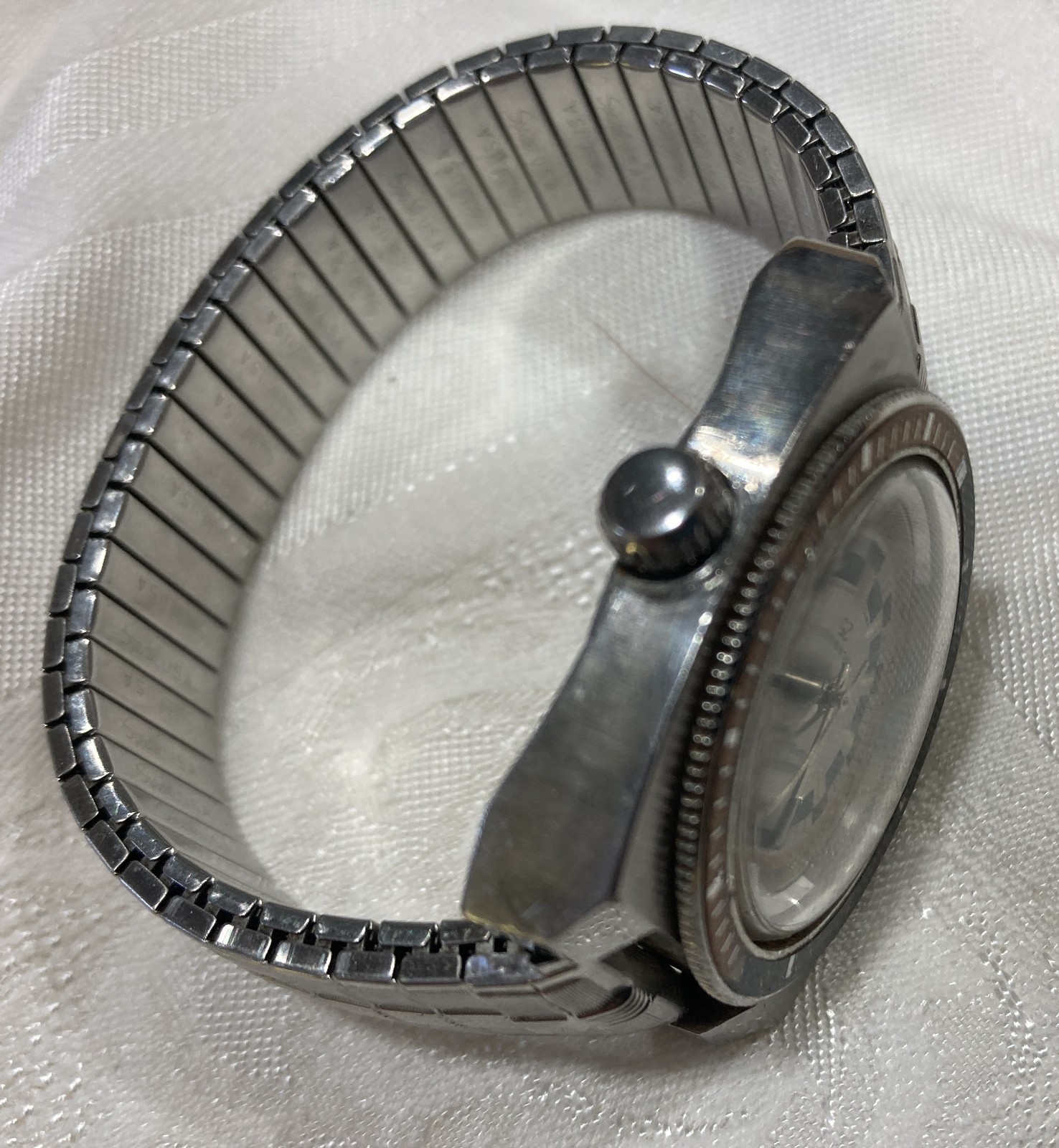 1970’s Waltham Incabloc 25 Jewel Day-Date Diver Watch Ref. B-383 $549-OBO