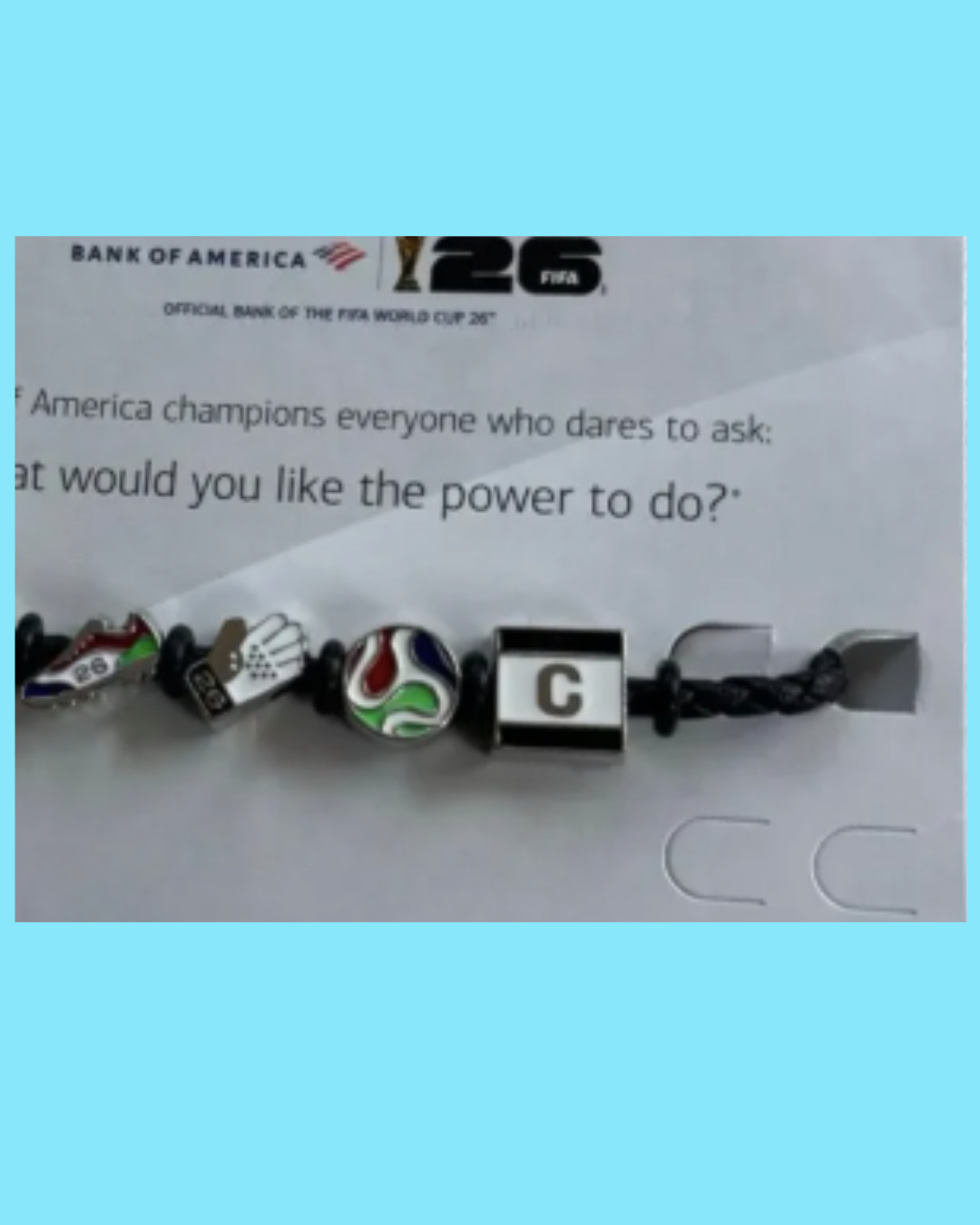 MAKE YOUR OWN Fifa World Cup Bank Of America Bracelet With Dallas Vibes!