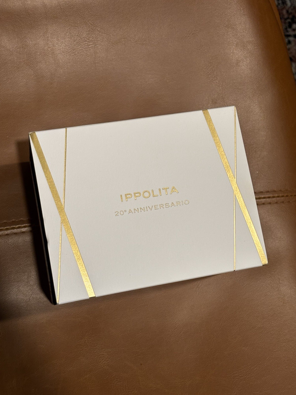 IPPOLITA Black Lined Double Sided Jewelry Gift Box w/ Drawstring Pouch –