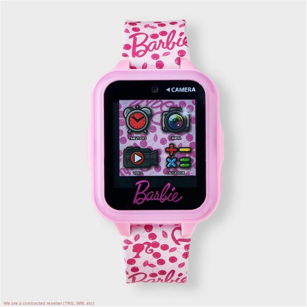 Girls’ Barbie Light Up Interactive Watch – Pink
