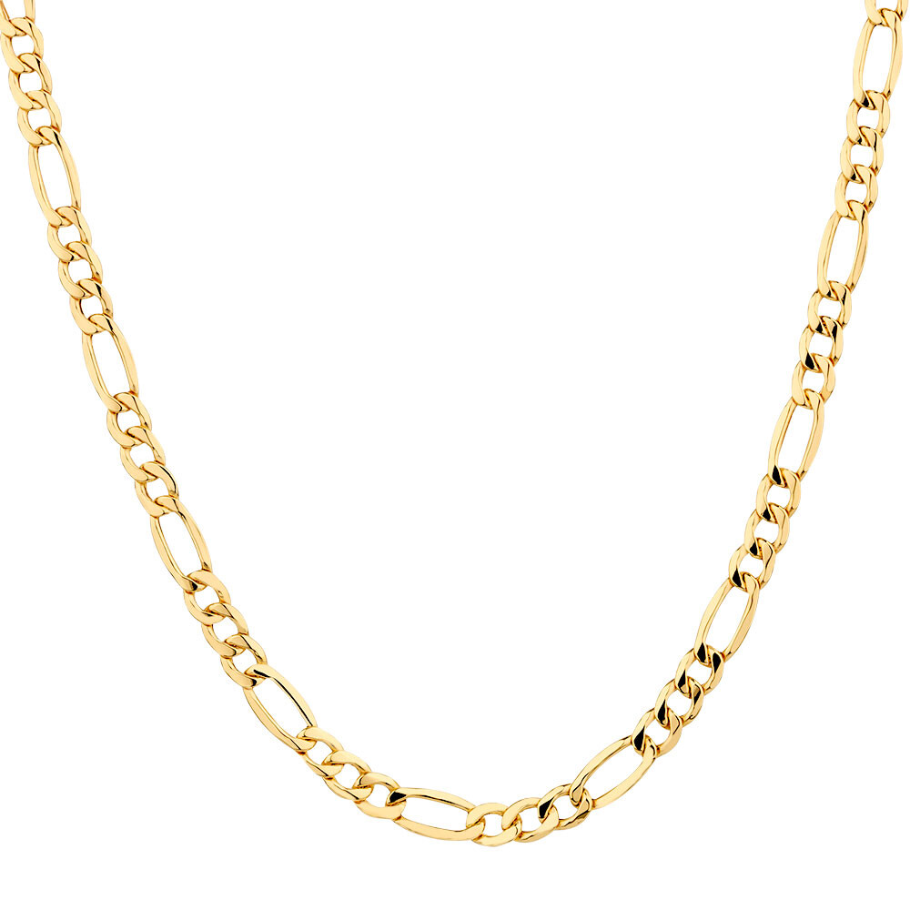 18K Gold Plated Men Figaro Chain 18″ 20″ 22″ 24″ 26″ 28″ 30 Lngh 4-8MM WTH K318