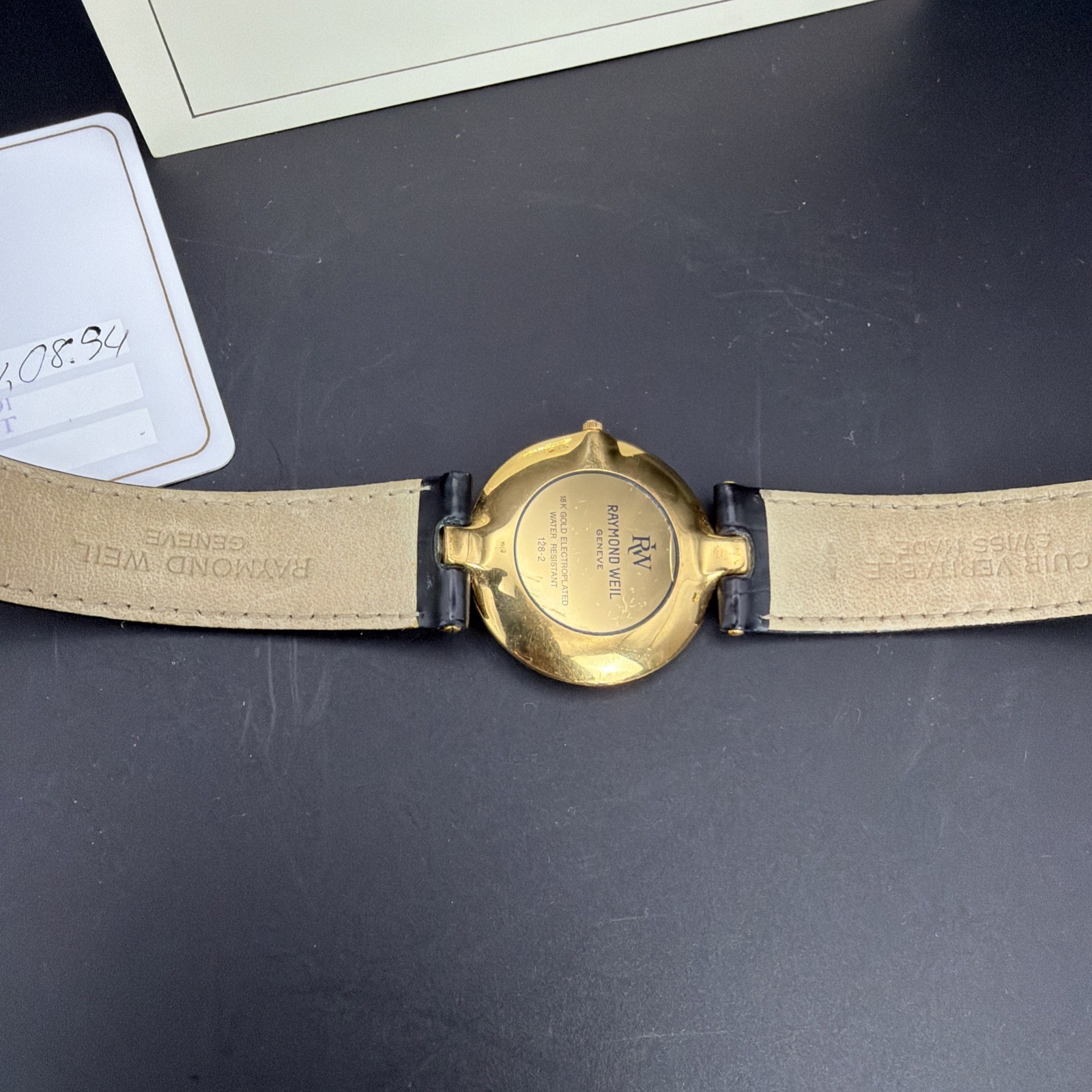 Vintage Raymond Weil Othello Ultra-Thin Dress Watch 128-2 – Full Provenance 1994