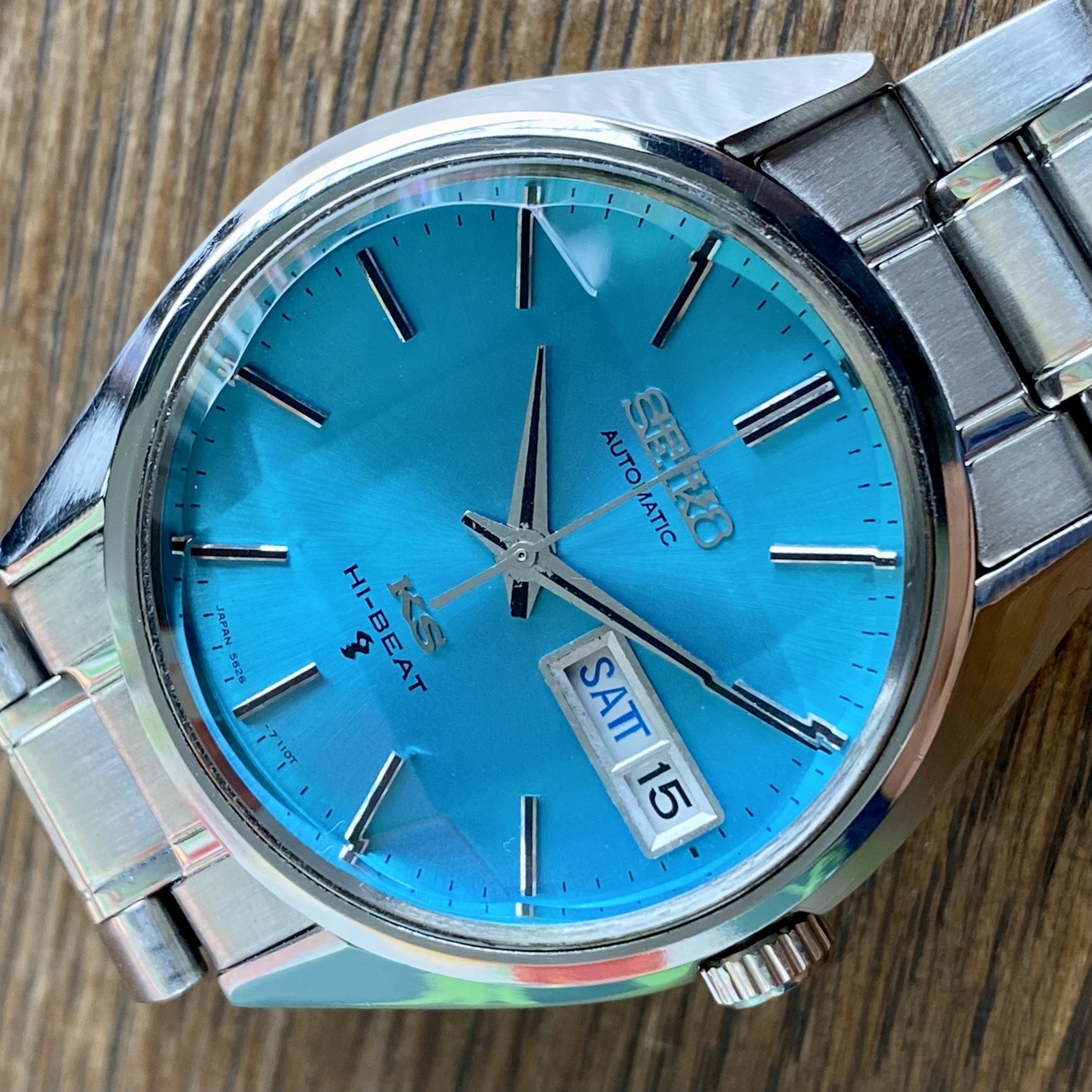 Rare King Seiko Grammar Of Design w/ Caseback – Vintage 73 KS 5626-7113 Serviced