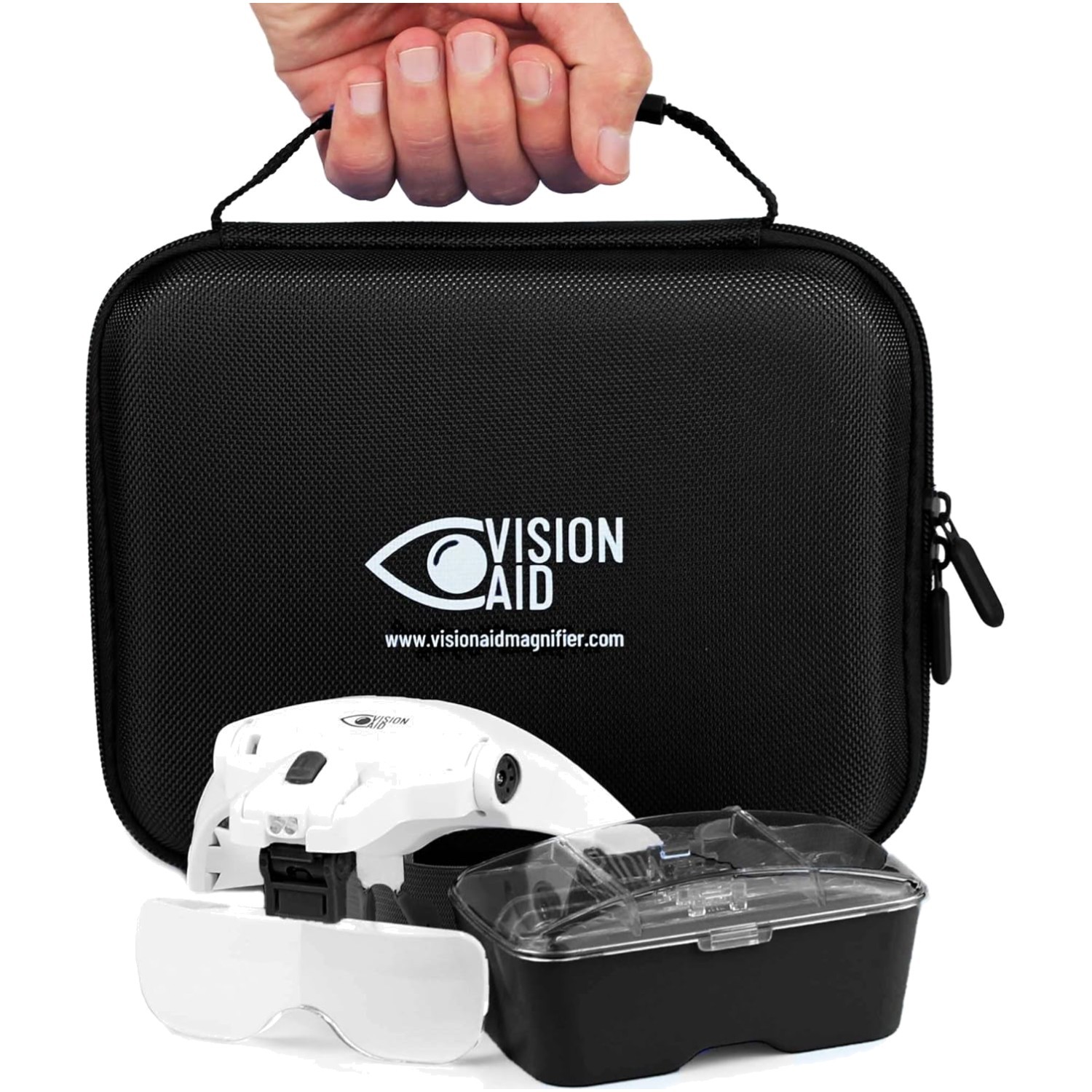 Comfy Hand-Free Magnifying Glasses with LED Light – Perfect for Crafts & Hobbies