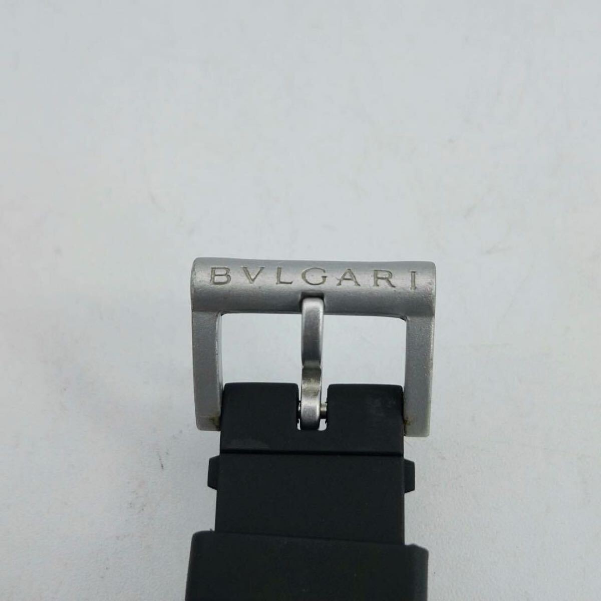 [B1Y] BVLGARI AL38A Automatic Aluminum Watch Diagono Date White [w5x]