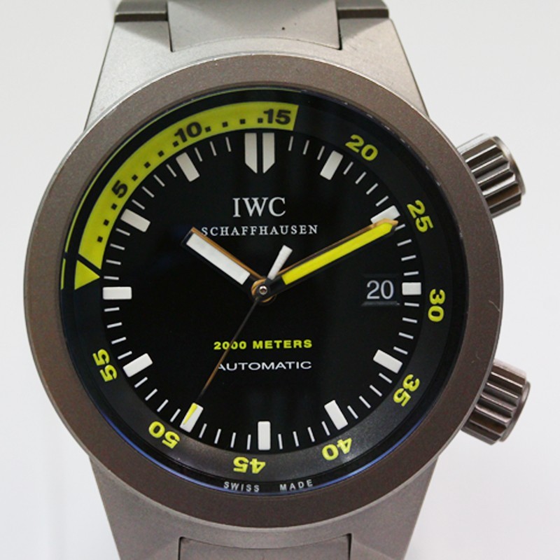 IWC Aquatimer 2000 ref IW3538-03 Titanium 42mm Automatic Pro-Diver Wristwatch