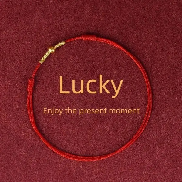 Lucky Red String Bracelets Men Women Handmade Braided Bracelet. Adjustable