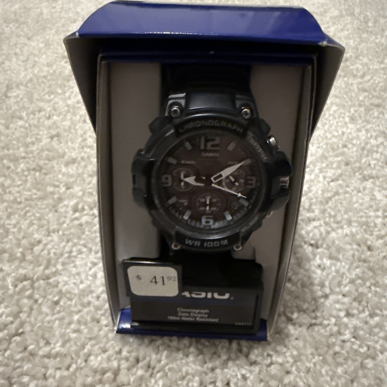 Casio Men’s Quartz Chronograph Resin Band Sport 49mm Watch MCW100H-1A3V