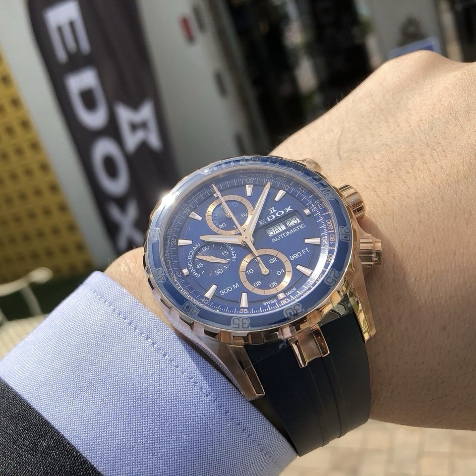 EDOX Grand Ocean 01123-37RBU5-BUIR5, Pre-owned