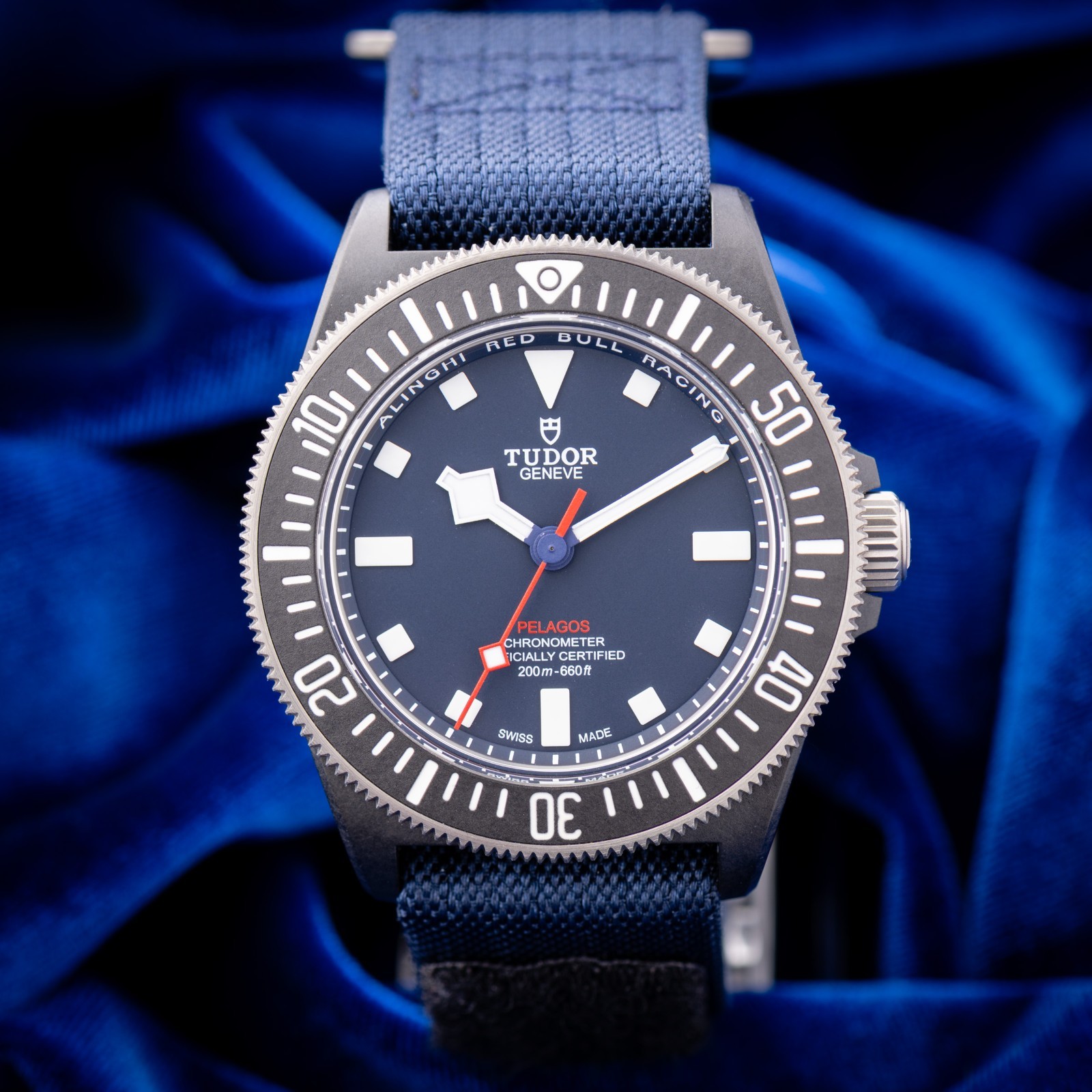 TUDOR Pelagos FXD 42mm Alinghi Red Bull Racing 25707KN M25707KN w/ BOX & PAPERS