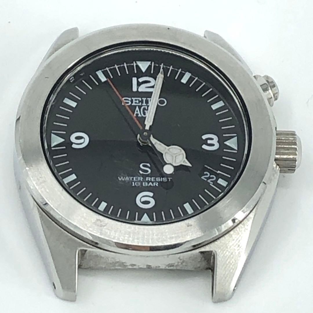 Seiko SUS 5M22-6C30 Auto Quartz Men’s Watch 1996 Kinetic Used