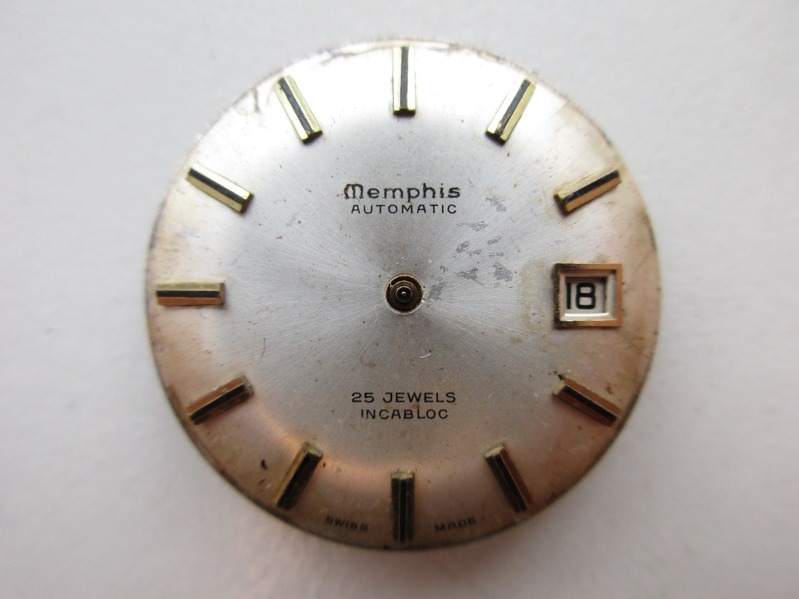 ETA cal. 2783 Swiss automatic “brass” watch movement – date at 3 – running