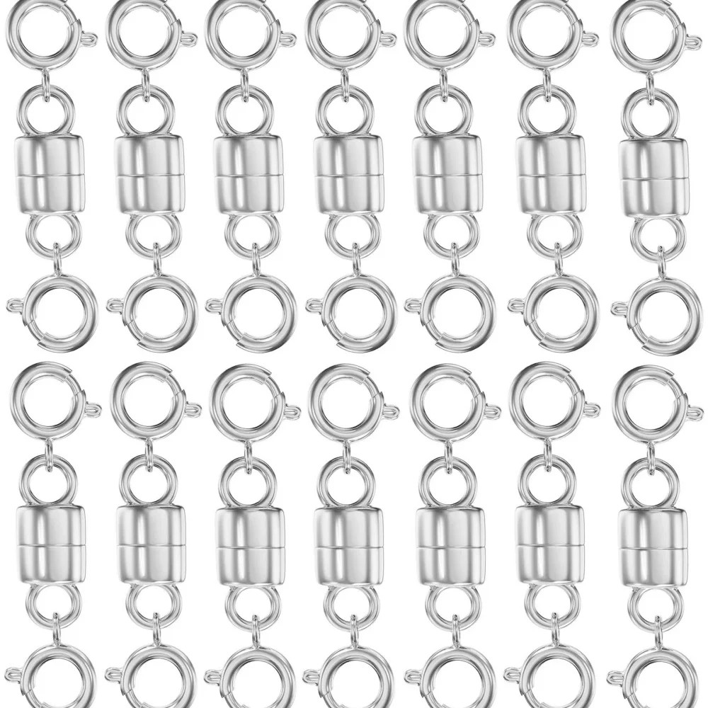 10 Pcs Magnetic Lobster Gold & Silver Color Clasp for Jewelry Necklace Bracelet