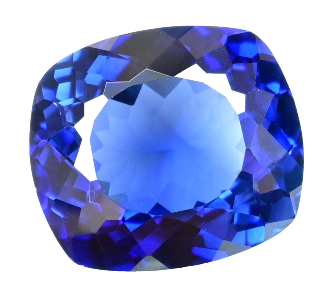 17.95 Ct Natural Flawless Ceylon Blue Sapphire Cushion Certified Loose Gemstone