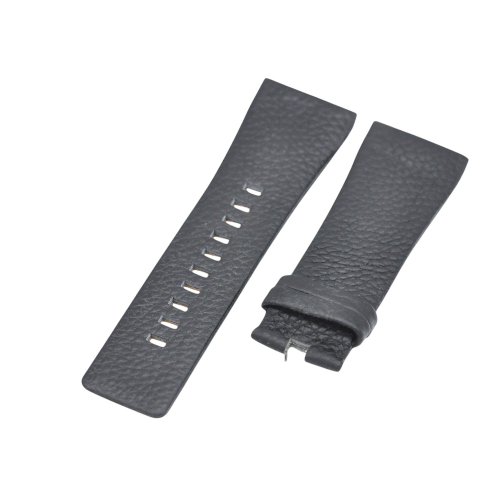 DZ4140 28mm Black Leather Watch Strap For Diesel
