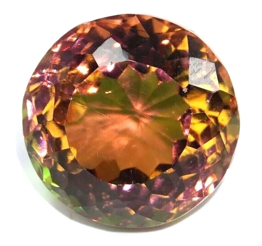 Certified Natural Zultanite 7 Color Turkish Round Cut Loose Gemstone 100 Ct
