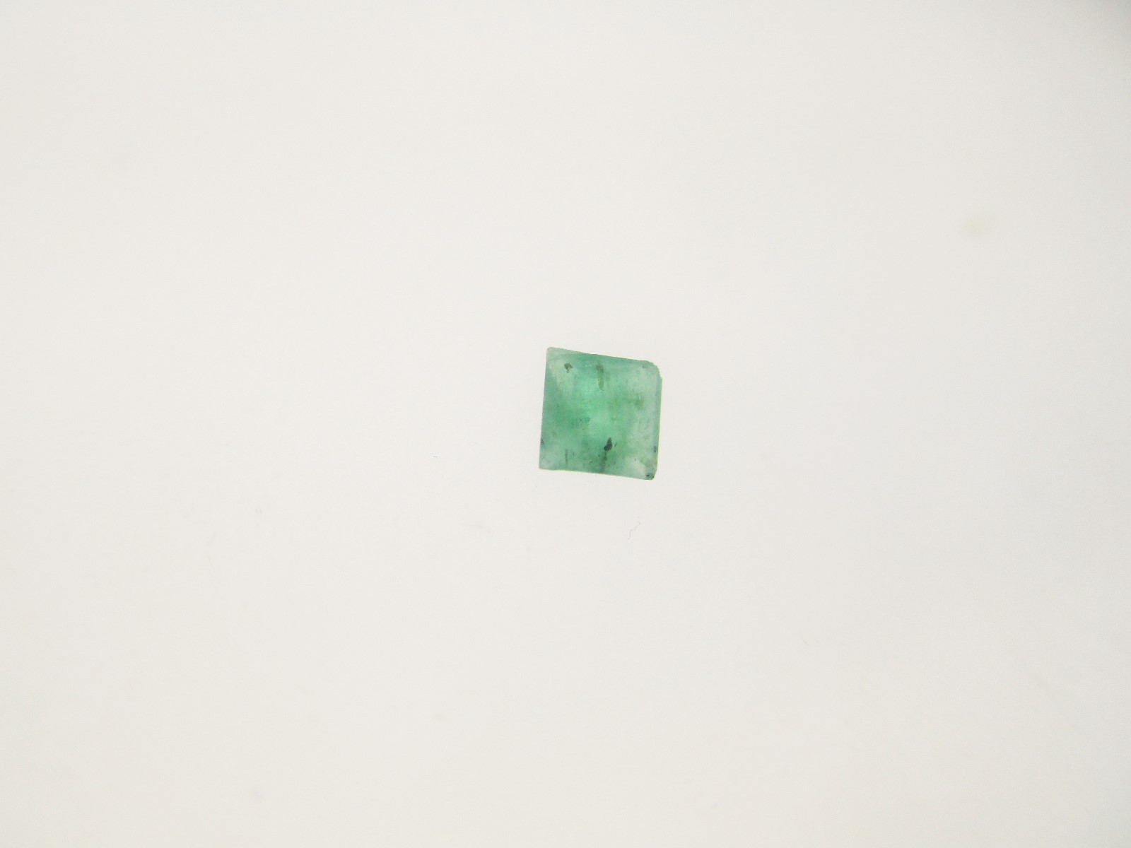 .13ct Loose Princess Cut Genuine Natural Emerald Gemstone 3 x 3mm