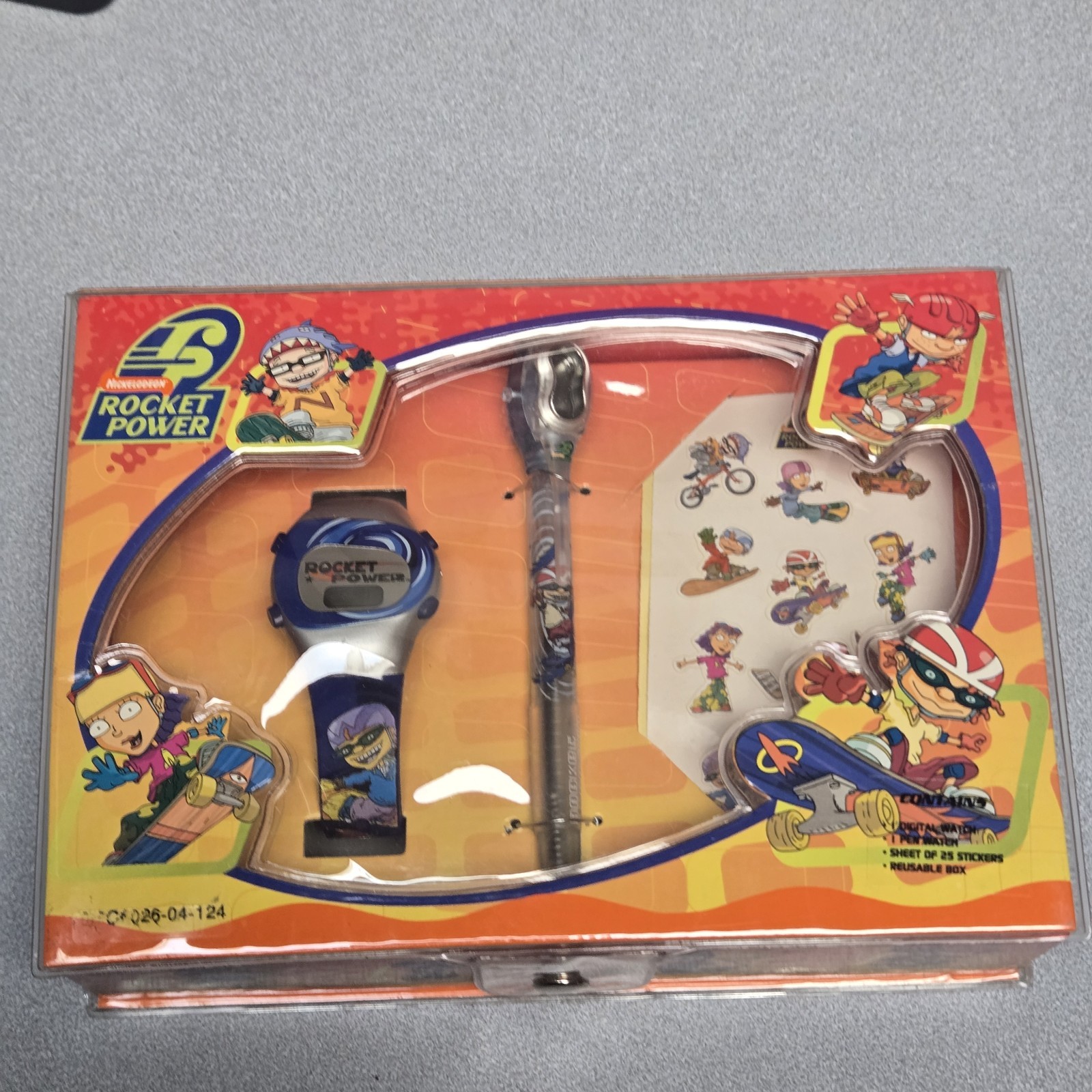 Nickelodeon ROCKET POWER Digital Watch Gift Set Vintage NEW 2001 Y2K
