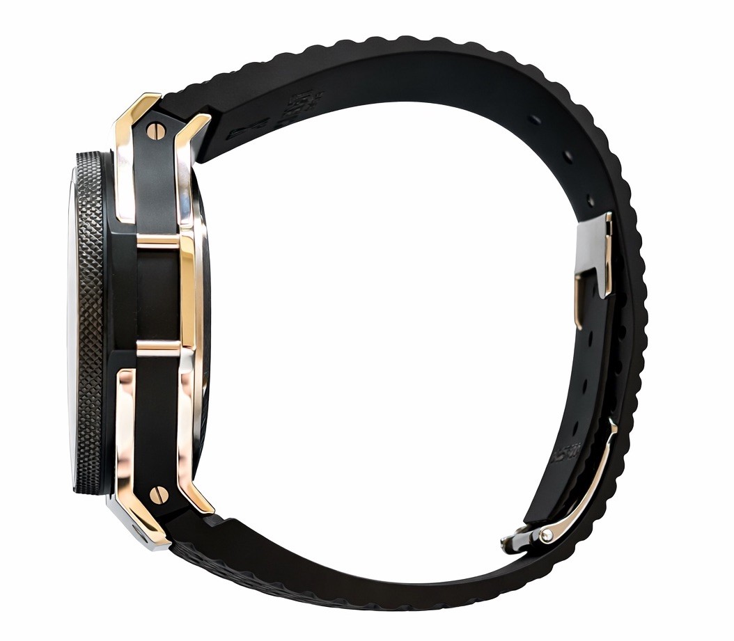 HUBLOT BIG BANG 44MM CARBON FIBER DIAL CERAMIC BEZEL 301.SB.131.RX RUBBER STRAP
