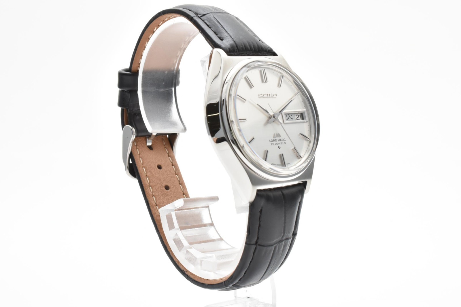 Serviced Vintage [MINT] SEIKO 5606-7010 Lord Matic Automatic Silver Dial JAPAN