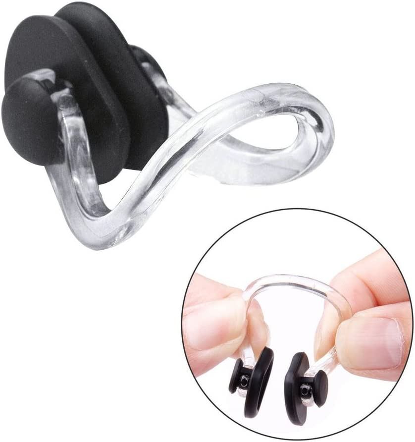 10Pcs Nose Clip for Swimming Nose Plugs for Kids and Adults Multi-Color