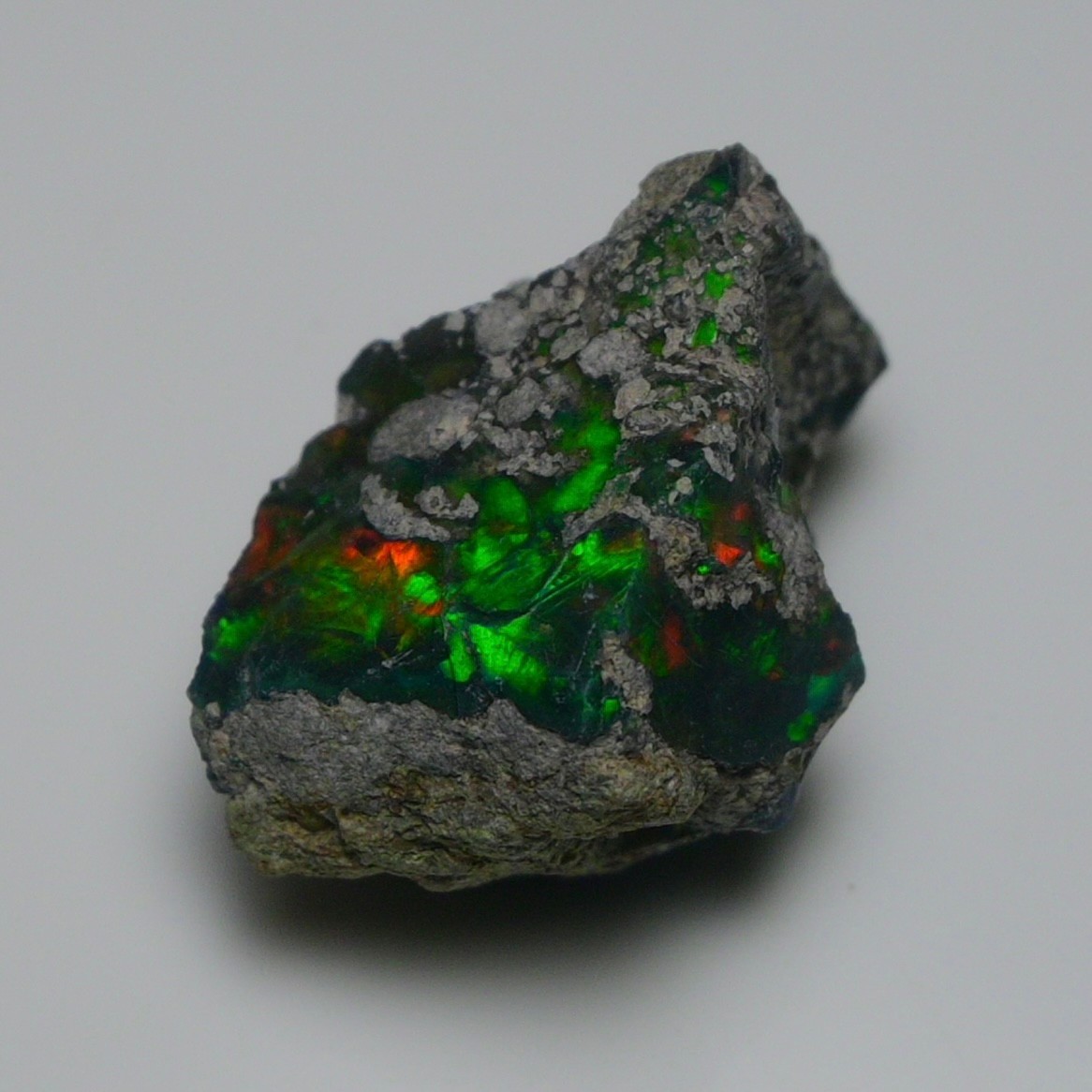 Jewelry Grade Black Opal Rough 20.50 Cts, Natural Ethiopian Raw, Neon Fire Opal