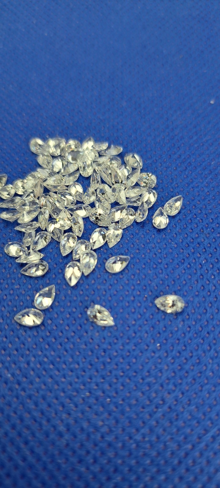 10 Pieces 5x3mm Pear Shaped CZ Cubic Zirconia Loose Stones