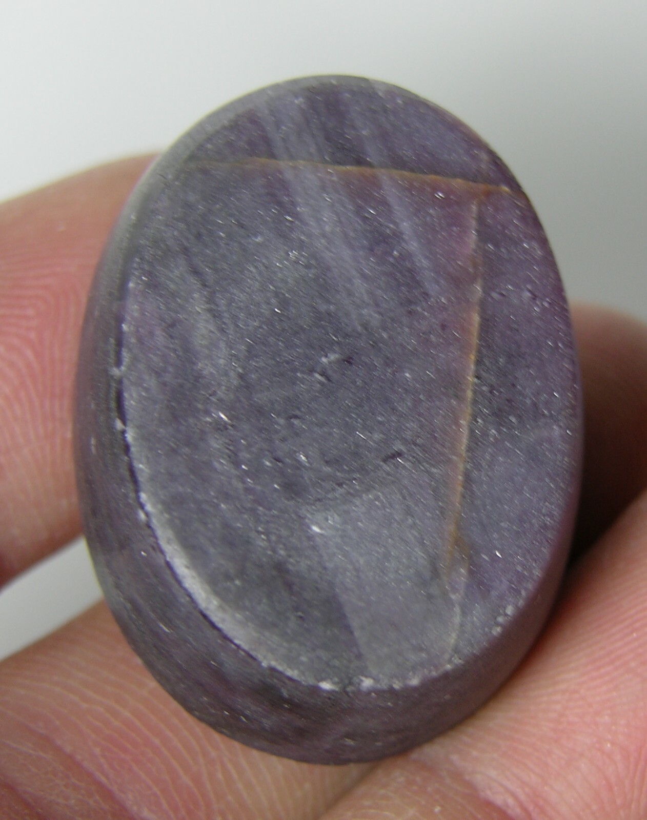 176.00ct India 100% Natural Star Ruby Sapphire Cabochon Gemstone 35.20g 34.00mm