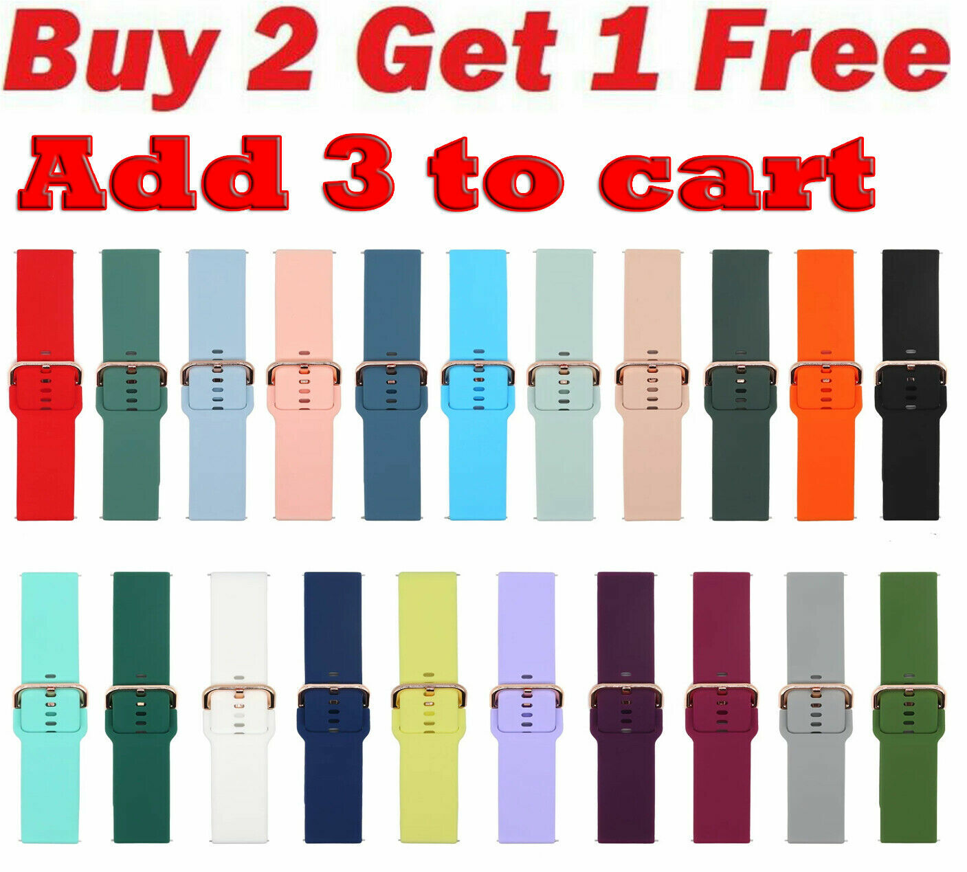 20mmFor Garmin Forerunner 245 / 645 /Music Silicone Sports Band Strap Breathable