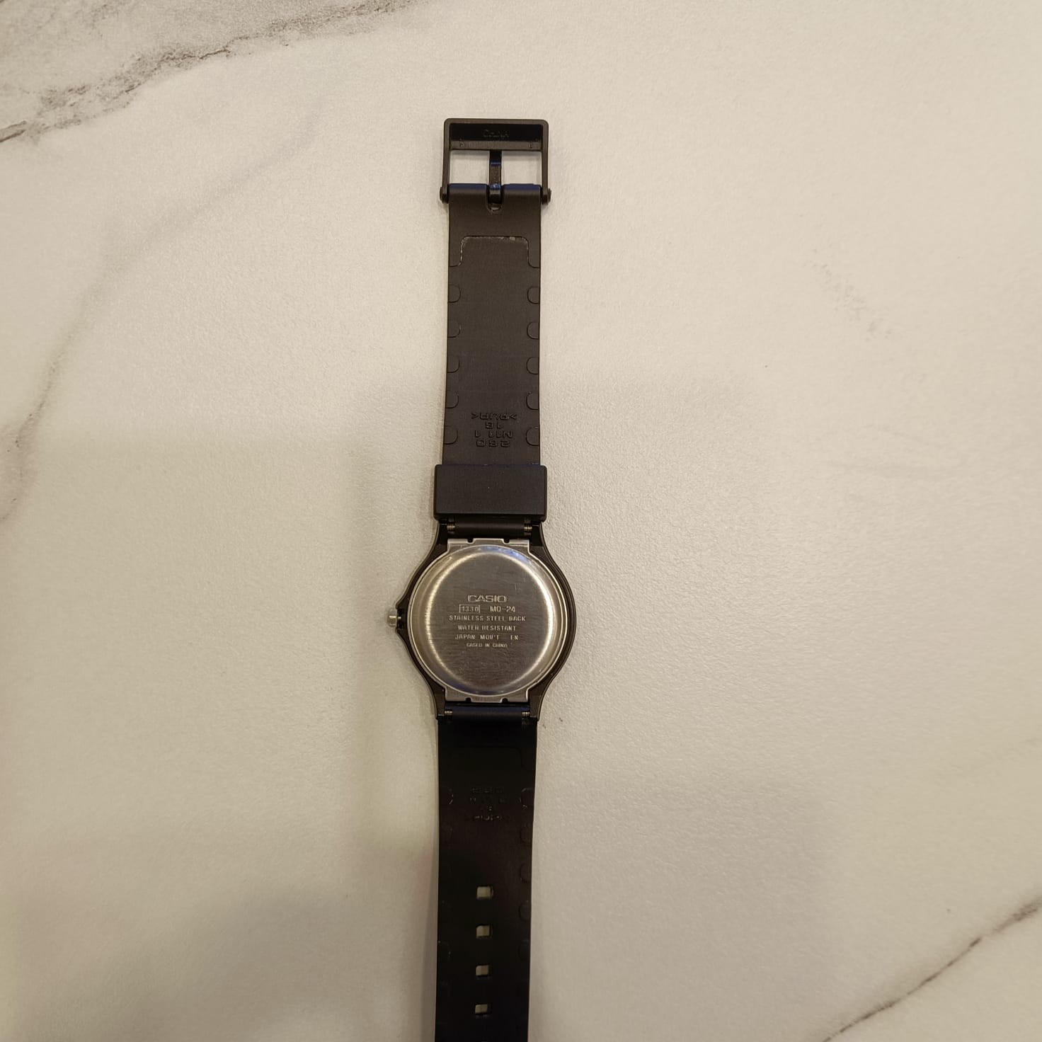 ​Casio Classic Quartz Watch MQ-24 White Dial Black Resin Band Water Resistant Un