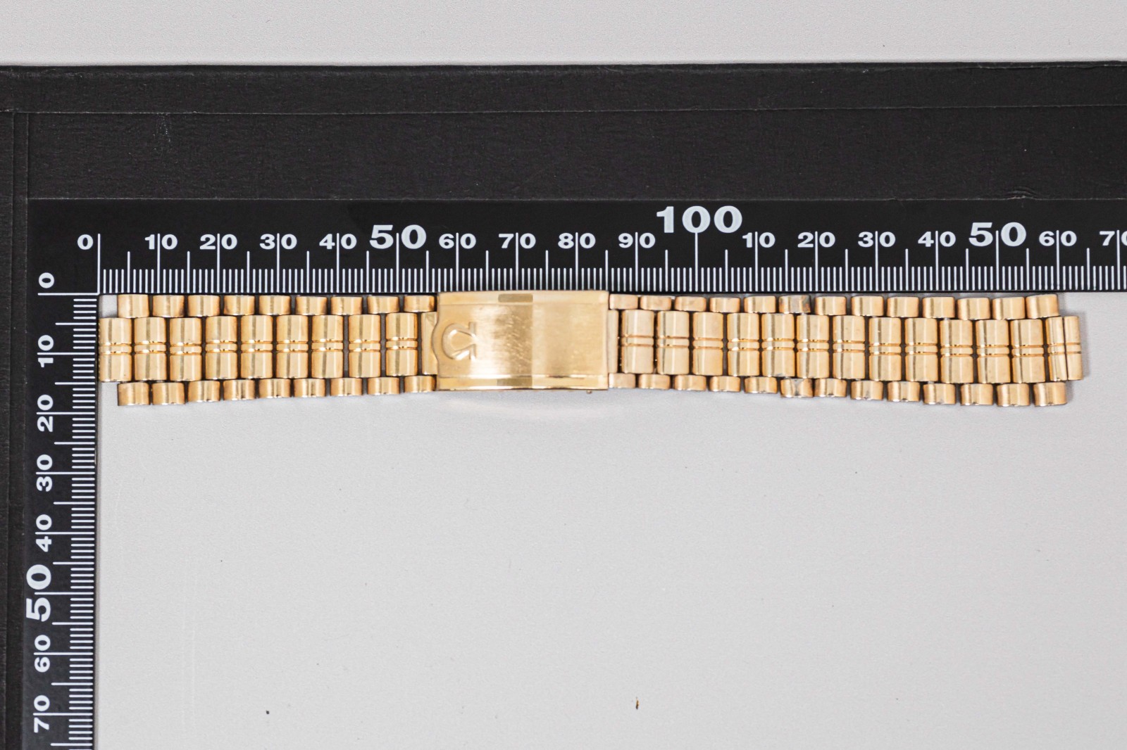 **NEAR MINT w/ 524 End Links** Vintage OMEGA 1069 19mm Gold Men’s Watch Bracelet