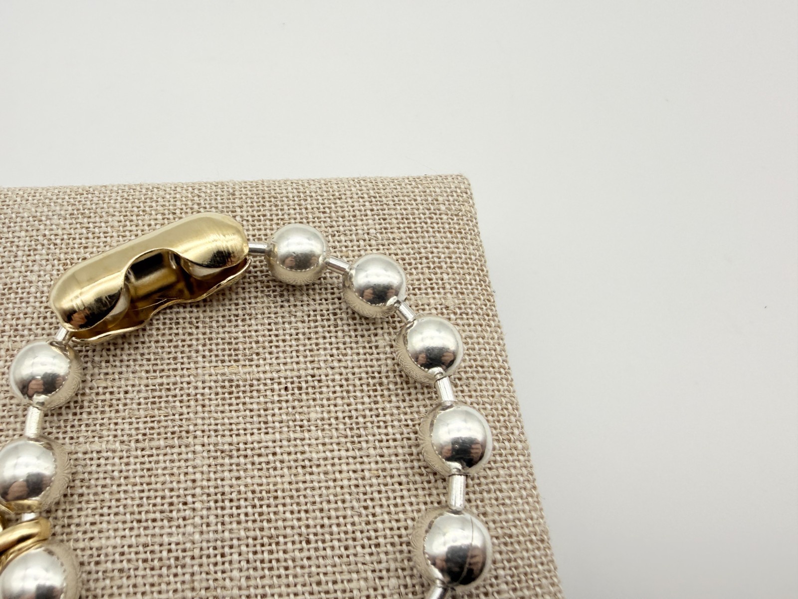 NEW Uno de 50 SNOWFLAKE Bracelet Sterling Silver 18k Gold Plated Beads Medium