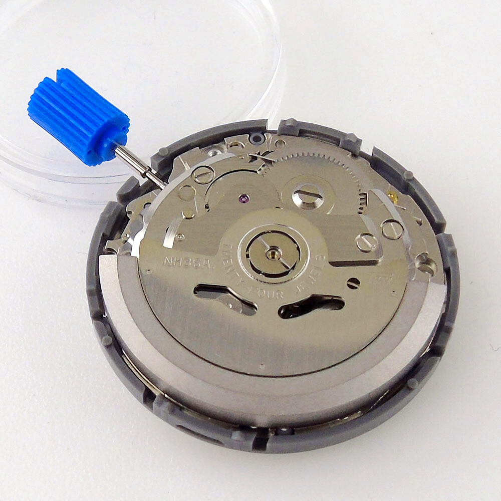 English SPANISH NH36 NH36A mechanical auto movement 3 o’clock/3. 8 o’clock Crown