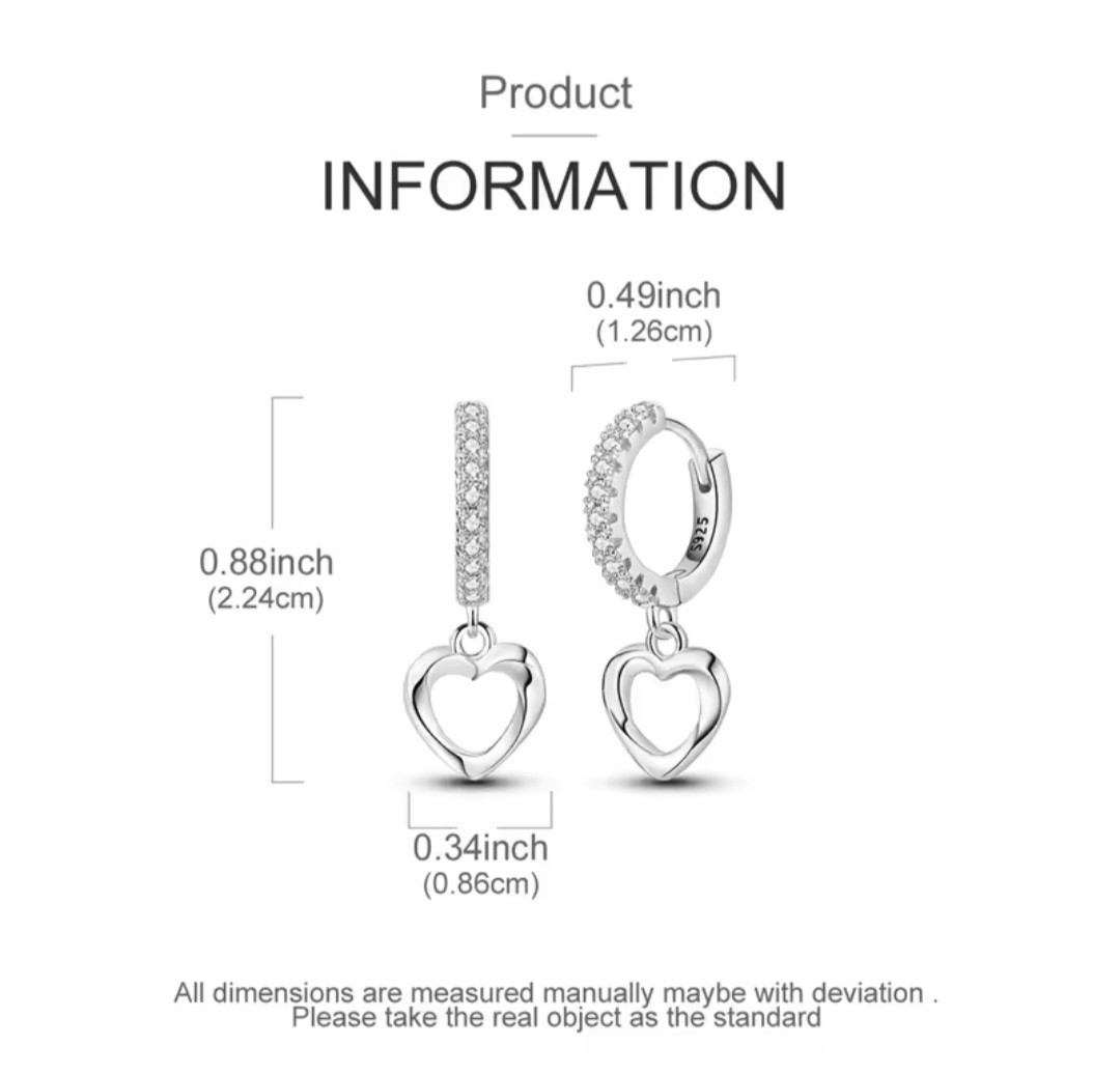 aretes de plata 925 para mujer