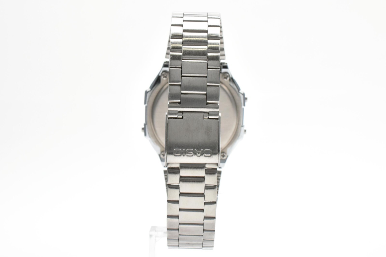 【EXC+５】CASIO A168W Digital Alarm Chronograph Quartz Watch Silver From Japan