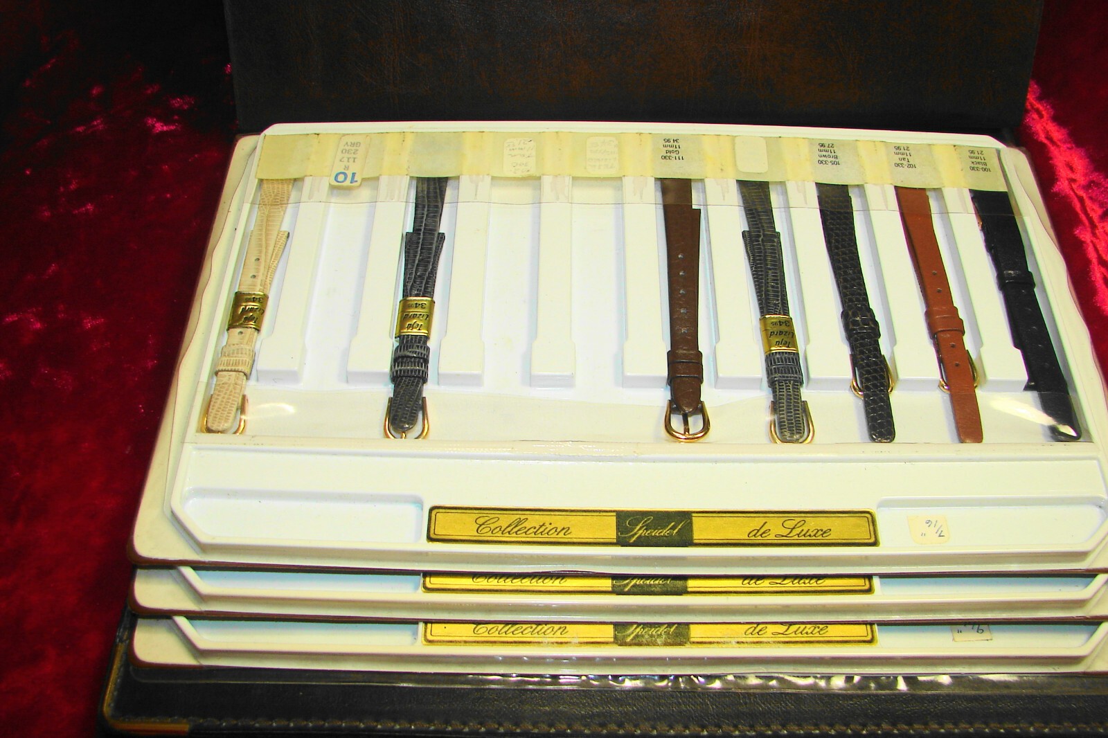 NOS,Ladies 13mm (1/2″) Kreisler Brown Stitched Genuine Leather Watch Band