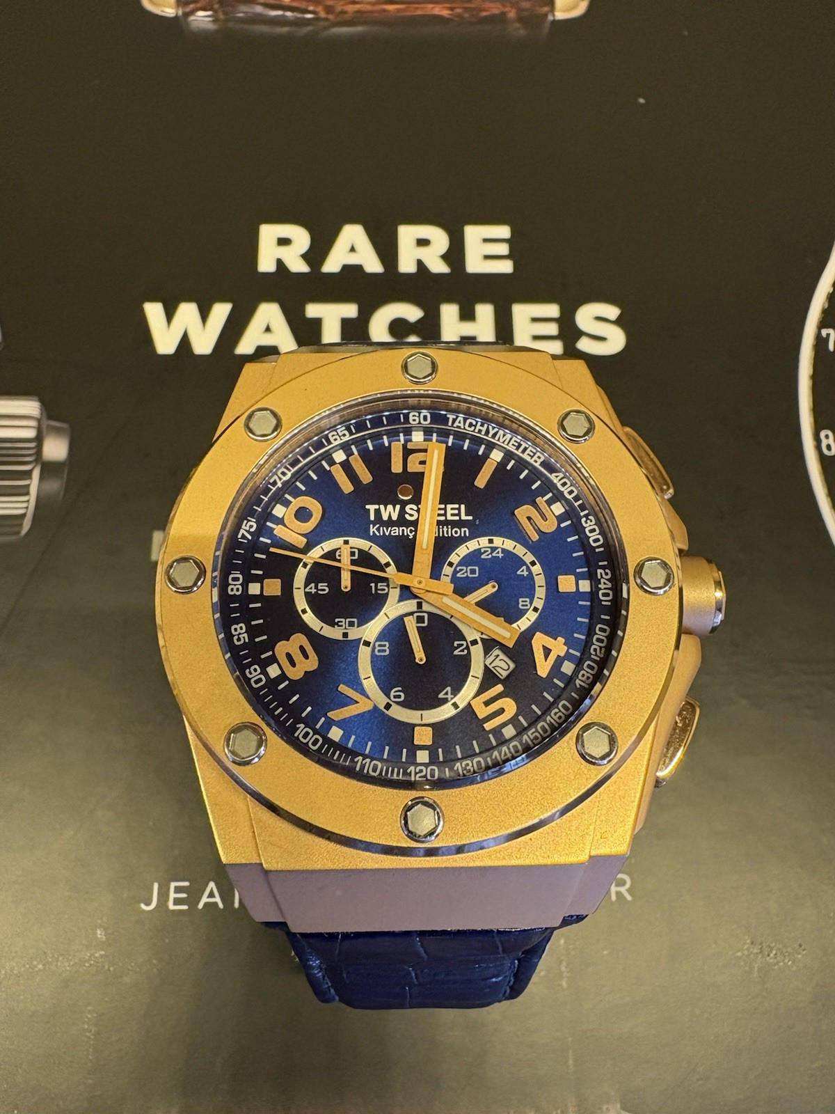 TW Steel Special Kivanç Edition Men’s Watch Blue Dial And Leather Strap
