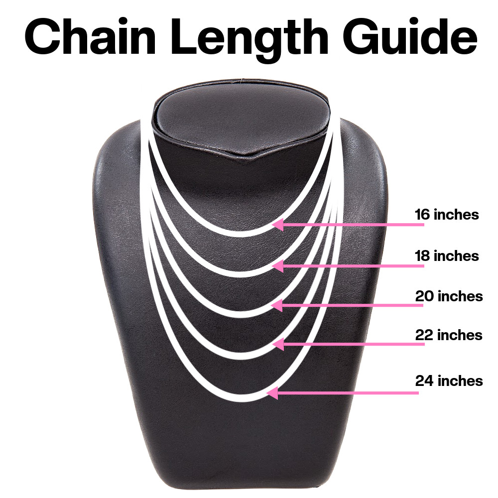 26″ Sterling Silver 5.5mm Pave Flat Figaro Chain Necklace