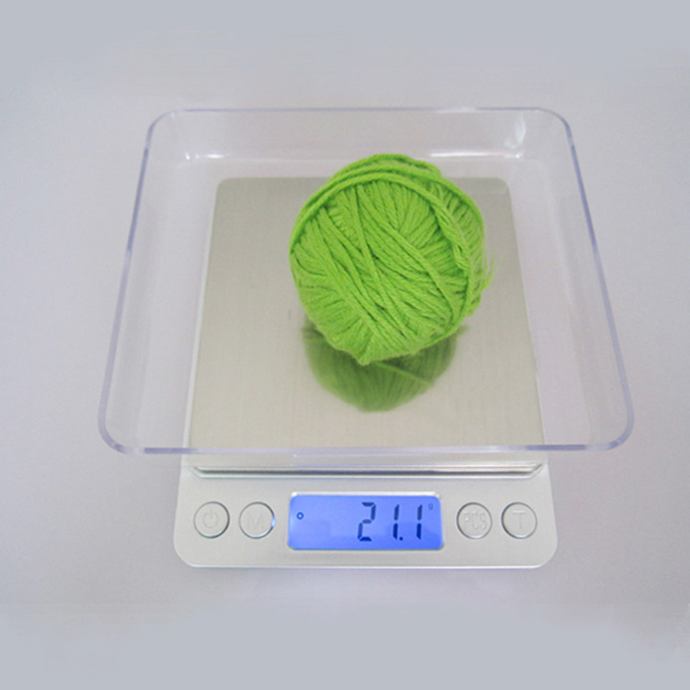 2000g x 0.1g Digital Scale Jewelry Gold Silver Coin Gram Pocket Size Herb Grain