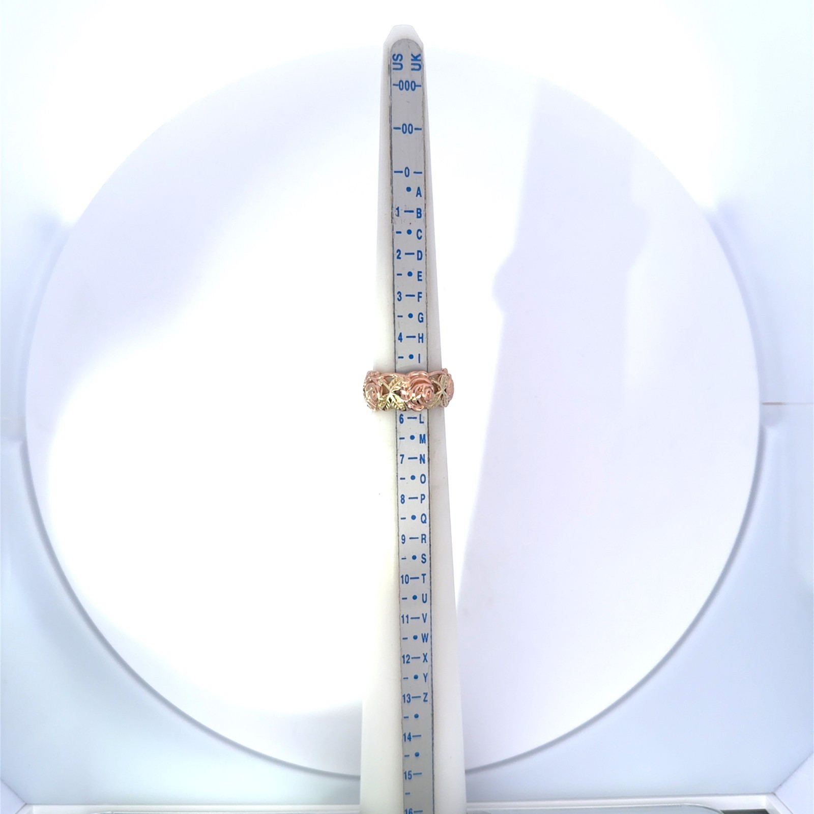 Artcarved 14k Two-Tone Gold Floral Vintage Ring Size 5.5