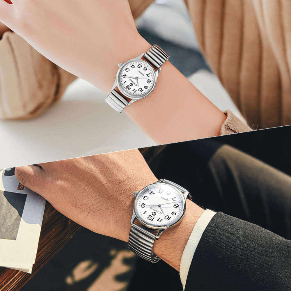 One-Piece Stainless steel Expander stretch metal watch Strap band16/18/20/22mm