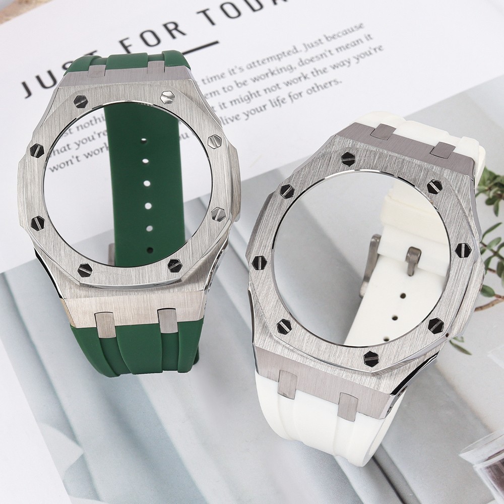 44.60mm Steel Watch Case Strap 10ATM For GA-2100 GMA-S2100 G-SHOCK Quartz Watch