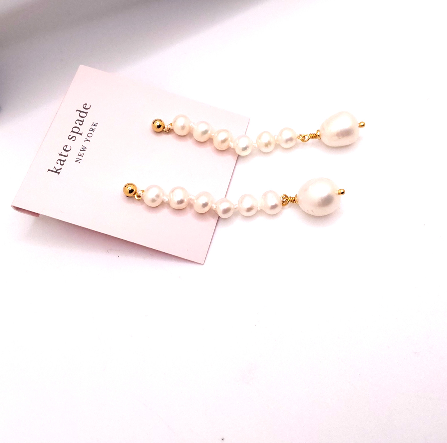 Kate Spade New York Pearl Play Freshwater Pearl Linear Dangle/Drop Earrings