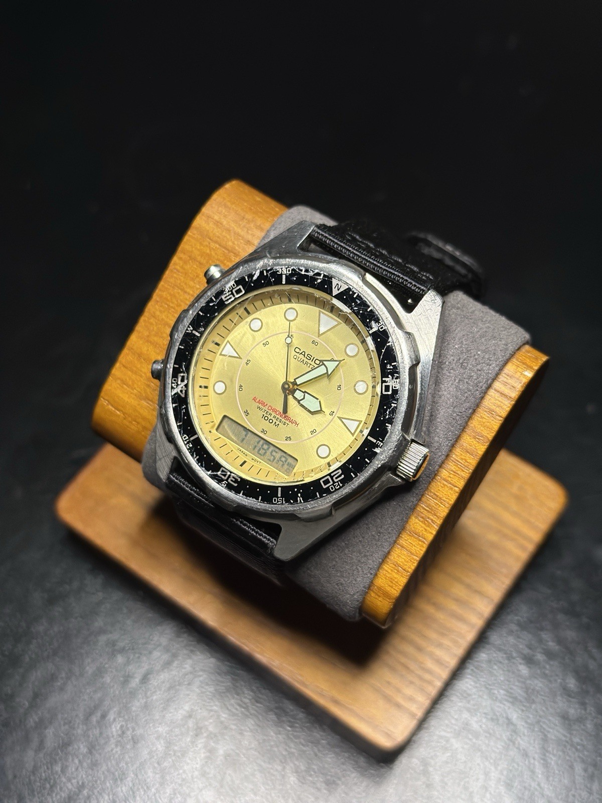 Vintage Casio AMW-320R Ana-Digi “Arnie” New Nylon strap Running New Battery