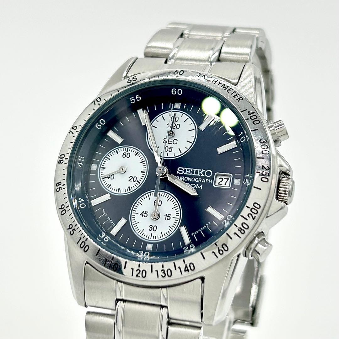 SEIKO Chronograph 7T92-0DW0 Quartz Watch