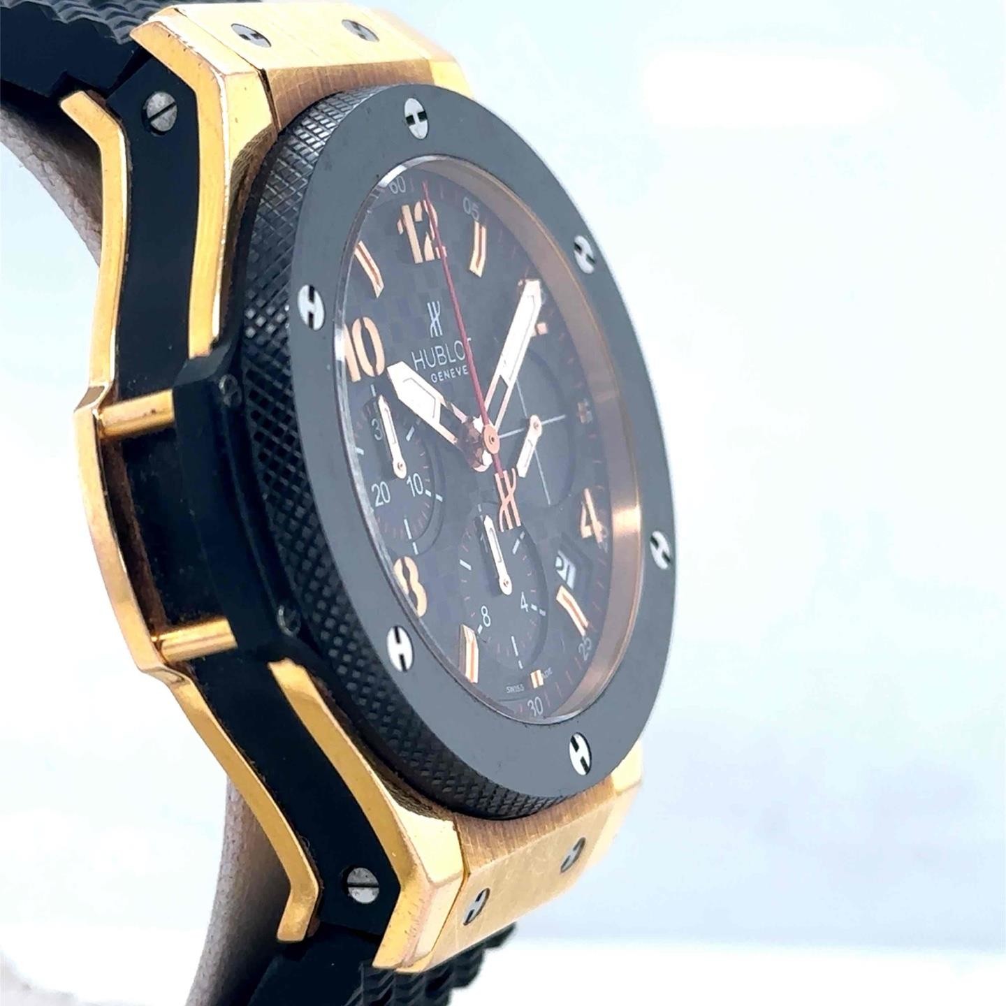 Hublot Big Bang Automatic 41mm 18k Rose Gold Carbon Fiber Men’s 341.PB.131.RX